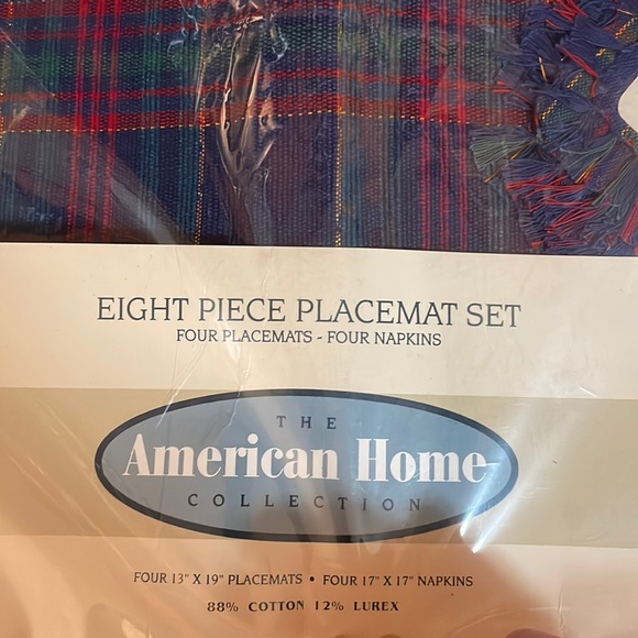 American Home Other - 4Placemats/4Napkins